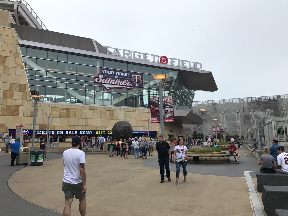 Minnesota,,Usa,-,Circa,2017:,Target,Field,Baseball,Stadium,In